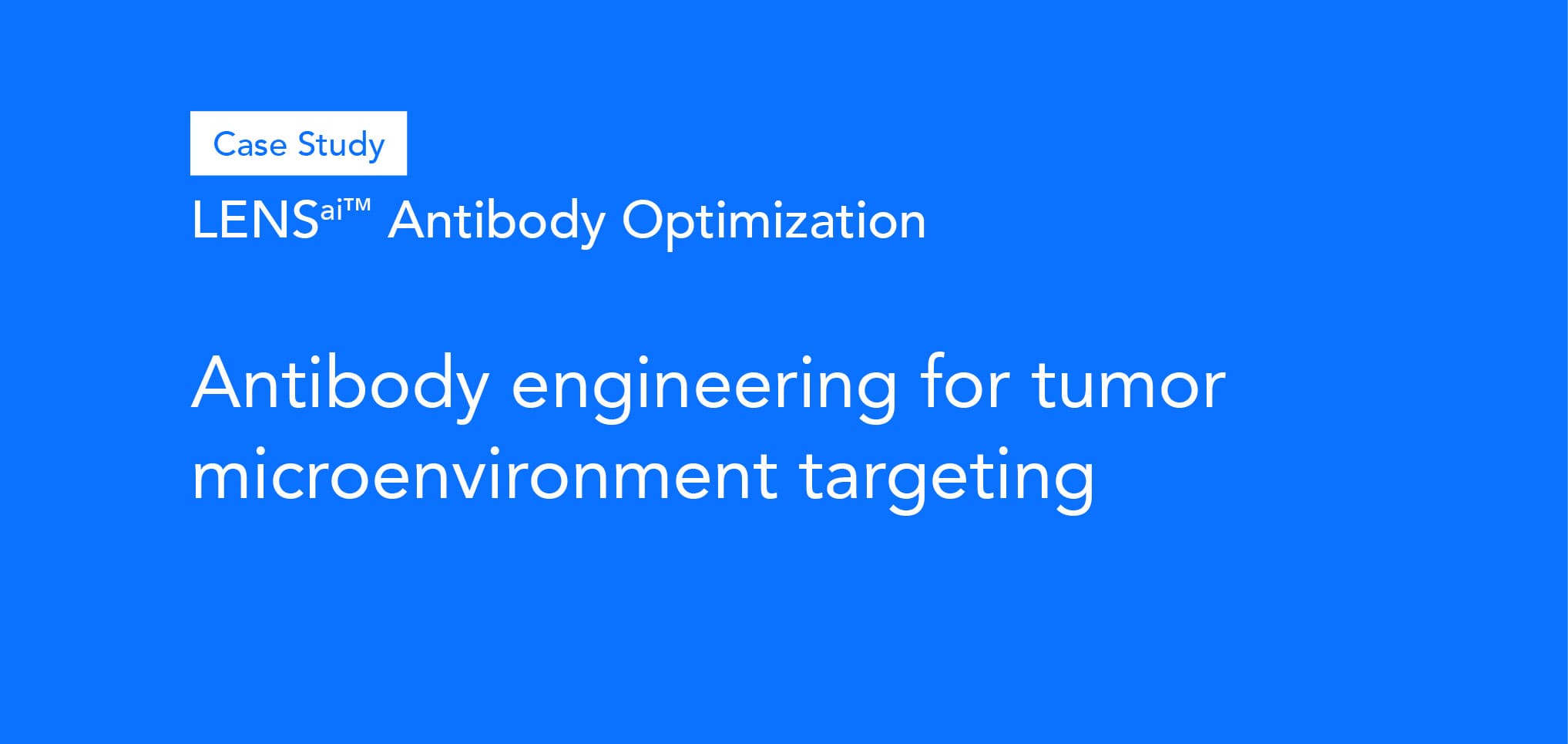 Antibody Engineering for Tumor Microenvironment