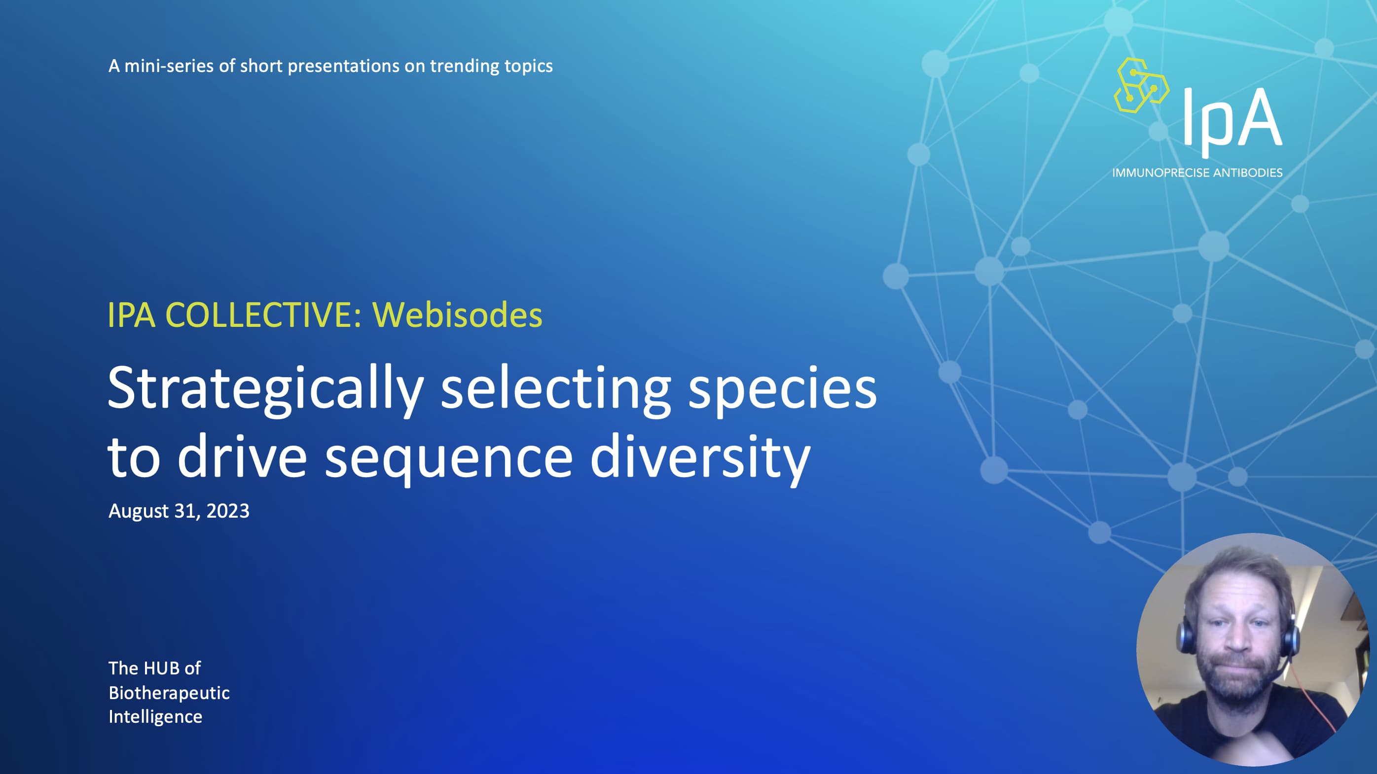 Strategically selecting species to drive sequence diversity